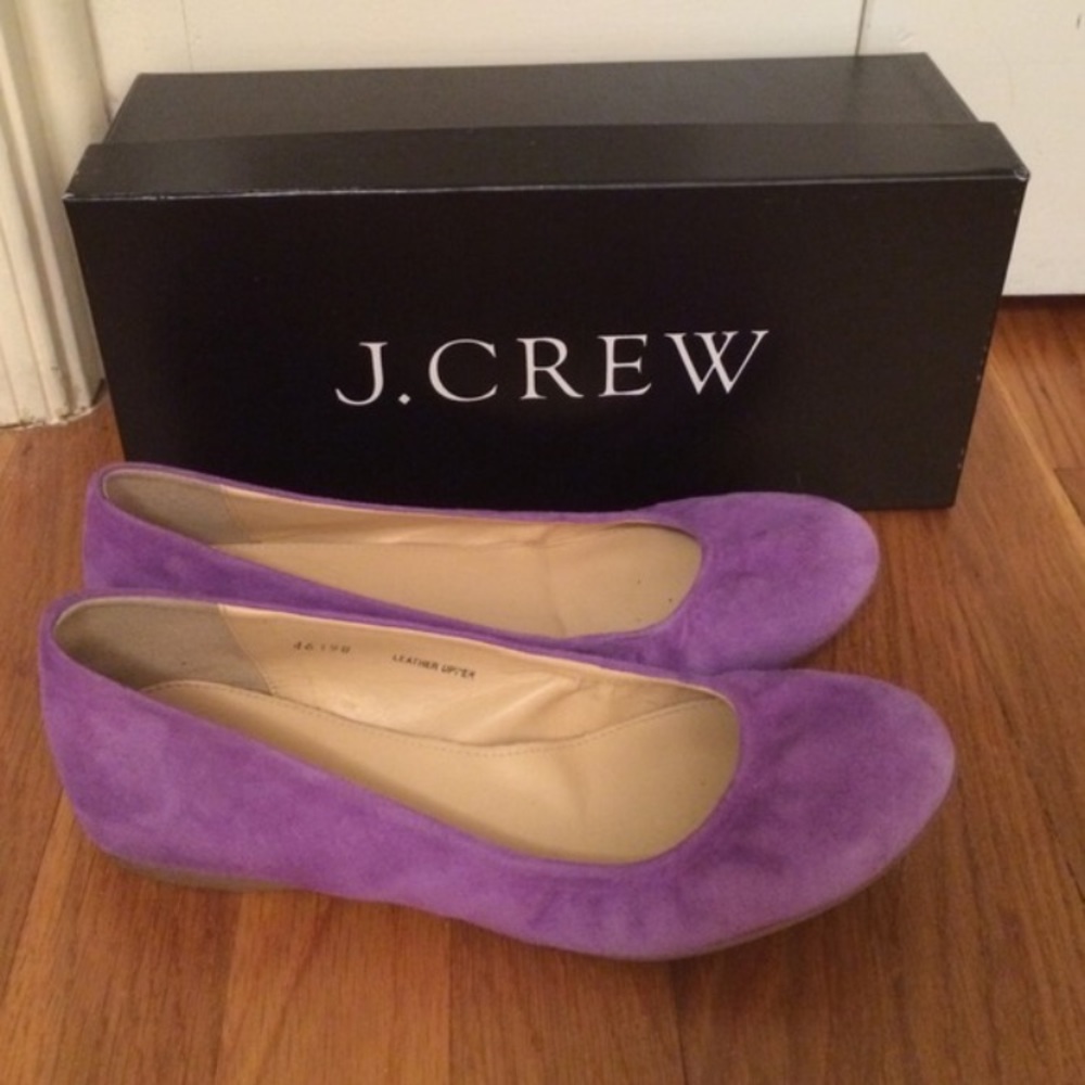 J. Crew Suede Cece Ballet Flats - Size 7